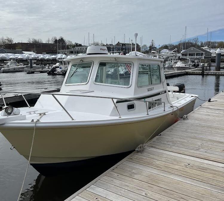 Whiptail adventures fishing charter vessel in Maine
